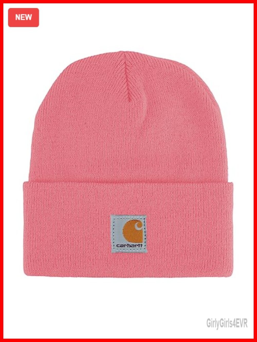 Unisex Youth Knit Beanie Cuff Hat Acrylic Beanie